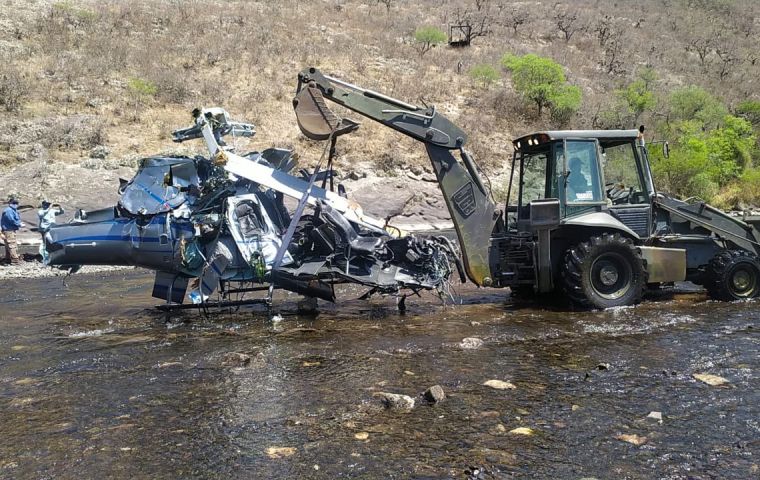 Jorge Horacio Brito, 68, died on Friday afternoon following a helicopter crash in the northern province of Salta