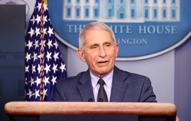Dr Anthony Fauci spoke at a rare briefing from the White House virus task force to reassure concerns about the two vaccines: Pfizer/BioNTech and Moderna 