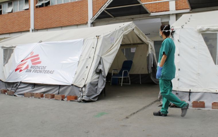 Doctors Without Borders, said restrictions made it impossible to operate out of the Ana Francisca Perez de Leon II hospital in a poor neighborhood of Caracas
