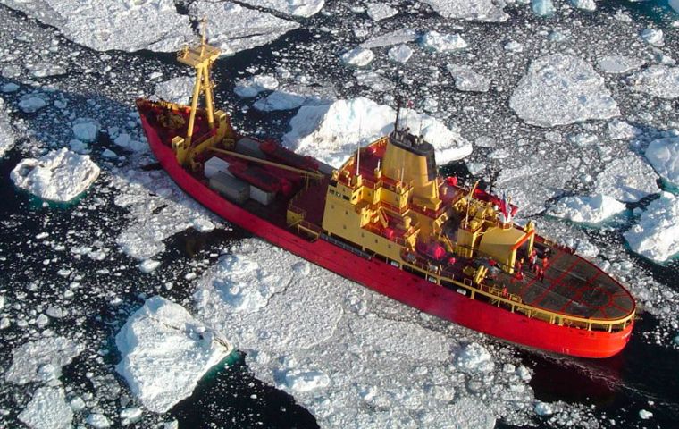 Antarctica I project will replace the Navy's current icebreaker Oscar Viel