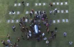 In a day of high emotion, the World Cup winner was taken by hearse late on Thursday to the Bella Vista cemetery on the outskirts of Buenos Aires