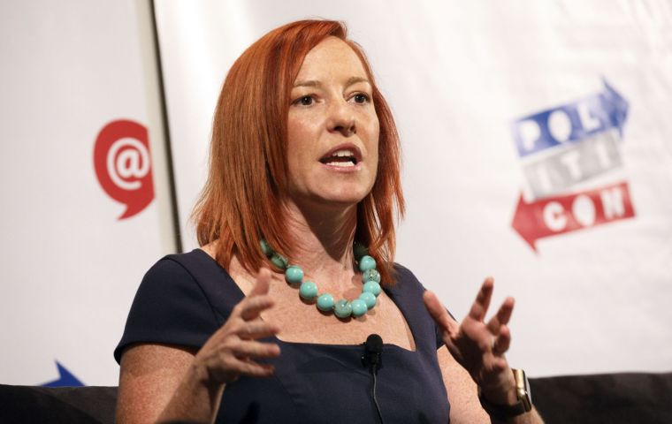 Biden selected Democratic spokeswoman Jennifer Psaki as his White House press secretary; she also briefly served as communications director with Obama