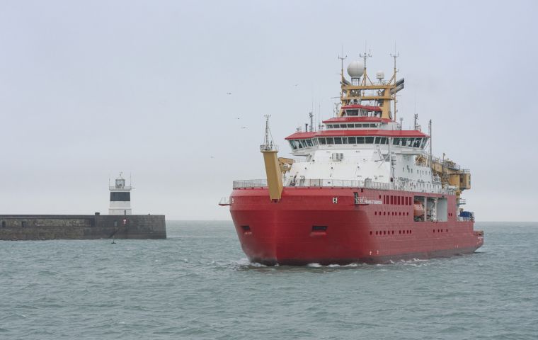 Sir David Attenborough arrives in Holyhead. Photo: Holyhead Shipping Ltd, Photographer Al Disley Images