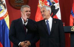  The president of Chile, Sebastian Piñera, will pass the pro tempore presidency of the Alliance to Colombia's Ivan Duque, the only president travelling to Santiago