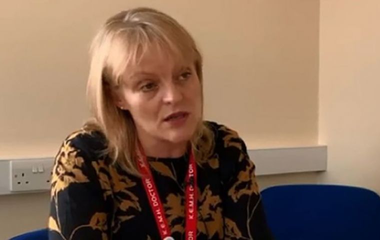 Falklands CMO Dr. Rebecca Edwards said Public Health England are not recommending vaccinating anybody under the age of 18
