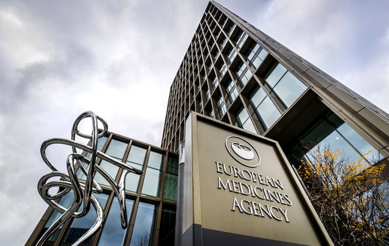 The European Medicines Agency, EMA, which assesses medicines and vaccines for the EU said hours earlier it had been targeted in a cyber-attack. 