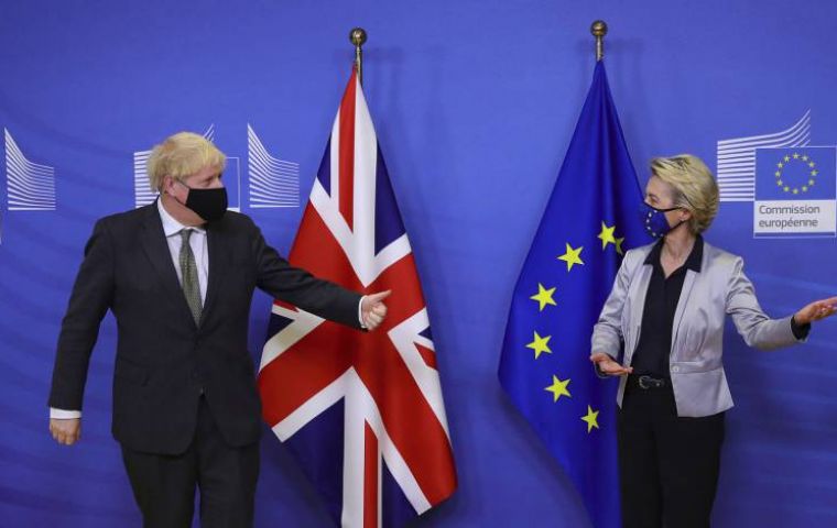 ”Despite the fact that deadlines have been missed over and over we think it is responsible at this point to go the extra mile,” Johnson and von der Leyen said in a joint statement.