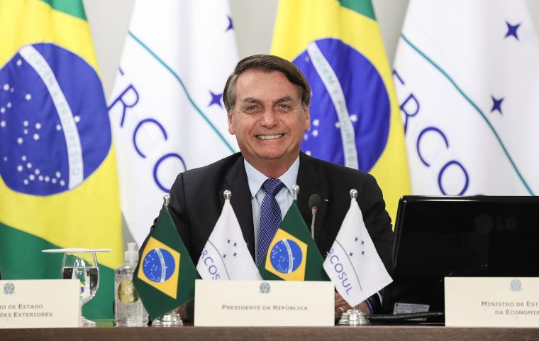 Bolsonaro, a far-right climate-change skeptic, has faced international criticism over deforestation in the Amazon, which has surged on his watch.