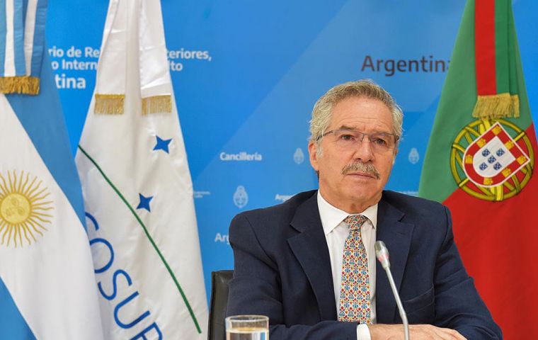 Solá said Argentina wants a greater trade and physical integration of Mercosur, which also includes Brazil, Paraguay and Uruguay, and aspires to the incorporation of Bolivia