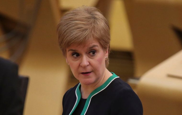 Ms Sturgeon said it appeared that “major promises” made by the UK government on fisheries had been broken…“and will become apparent to all very soon” 