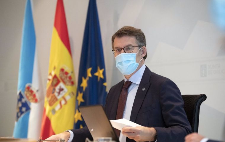 A week ago the president of the Xunta, Alberto Nuñez Feijóo sent a letter to Madrid warning about the situation and the potential loss for the fishing industry