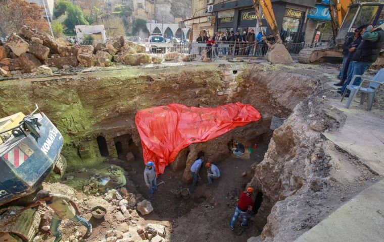 Remnants of furnaces are evidence of an elaborate heating system which archaeologists believe is the first such discovery among remains of the ancient city 