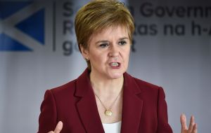 On Hogmanay, Nicola Sturgeon said Europe should “keep a light on” as Scotland will be “back soon”.