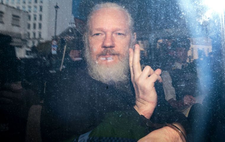 US authorities accused Assange of 18 offences relating to the release by WikiLeaks of vast troves of confidential military records and diplomatic cables