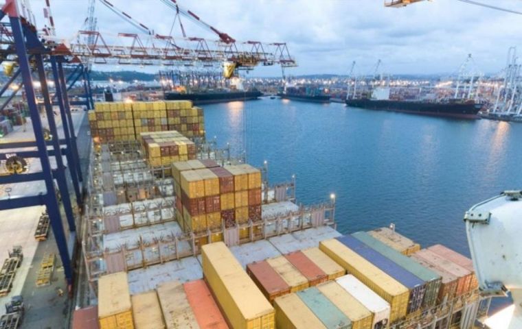 Latin America’s largest economy exported goods worth US$ 209.9 billion last year, down from US$ 225.4 billion the year before, the Economy Ministry said 