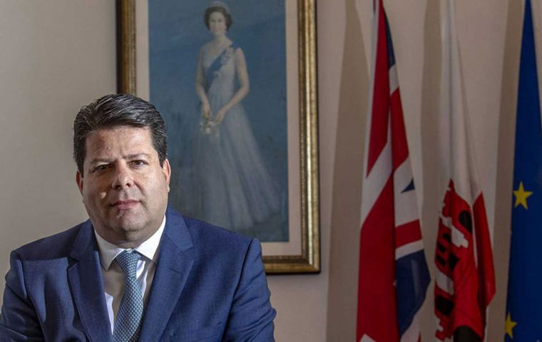 Fabian Picardo QC MP said: “The arrival of this vaccine is a demonstration of our work with the FCDO and MoD as part of the British family of nations”.
