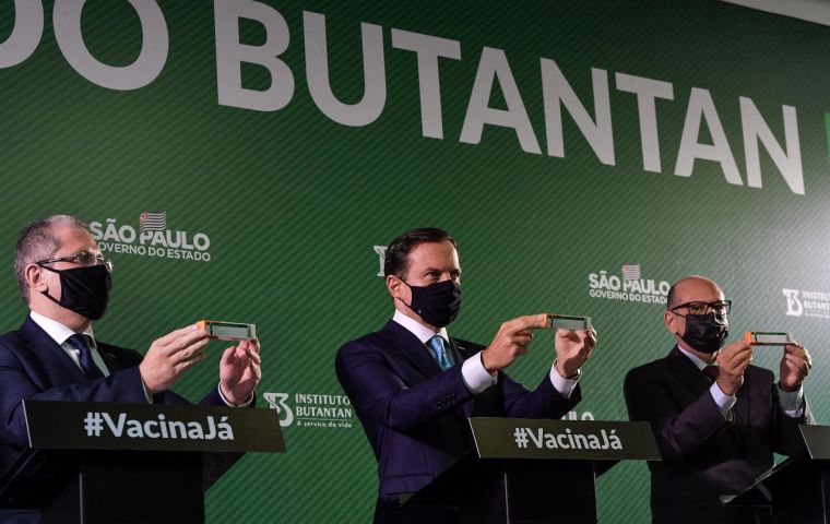 Instituto Butantan responsible for developing the vaccine and conducting trials in the country, announced last week the vaccine had a 78% overall efficacy