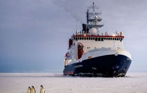 From the Falkland Islands, the researchers will travel to Antarctica on the German research ship Polarstern 