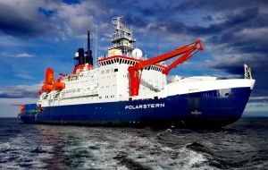 Germany requested Argentine authorities to overfly Argentine space and to have access with its polar research vessel “Polarstern” to Stanley/Puerto Argentino