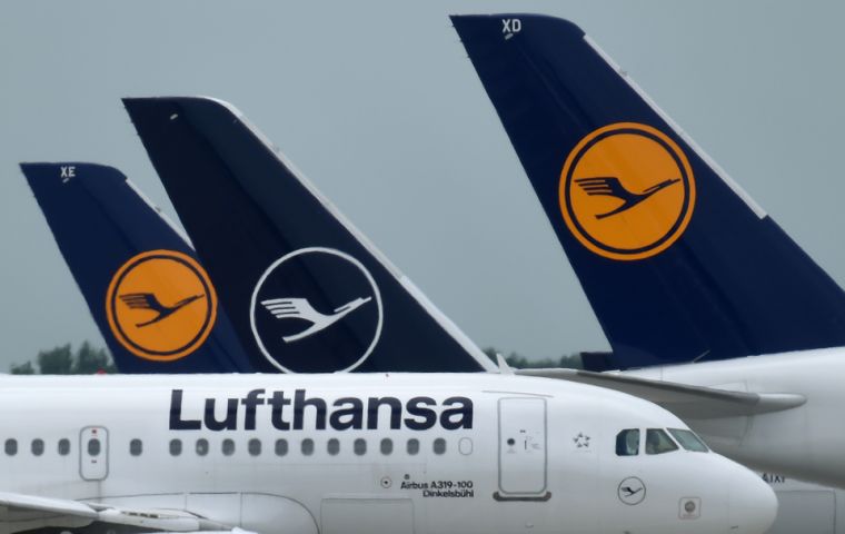 Lufthansa is planning two charter flights directly from Hamburg to the Falkland Islands with scientists and a fresh crew 
