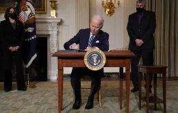 Biden's orders map out the direction of the environmental agenda and mark a reversal from policies under Republican predecessor, Donald Trump