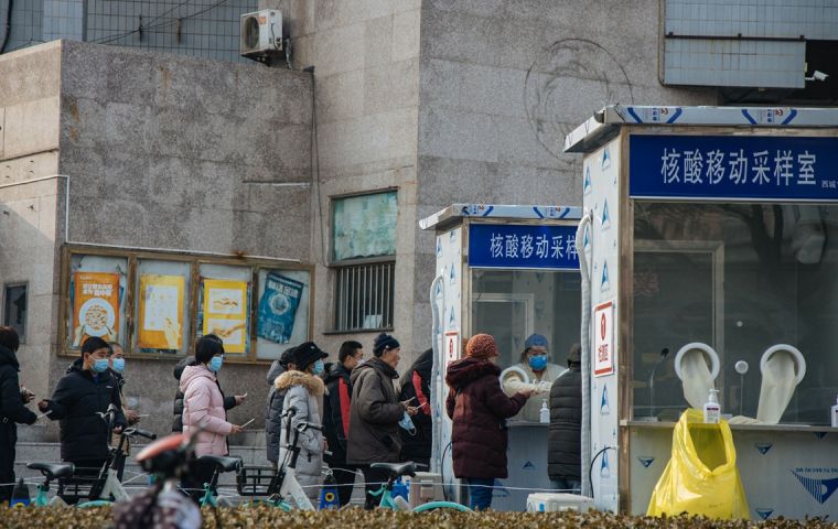 Officials took anal swabs from residents of neighborhoods with confirmed Covid-19 cases in Beijing last week, broadcaster CCTV said