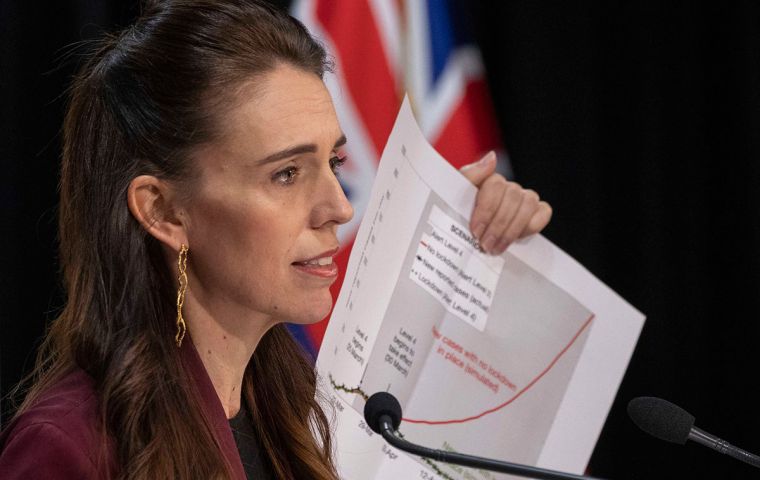  PM Jacinda Ardern said the document, which will now go out for public consultation, showed the impact of the reforms would not be an economic burden. (Pic AFP)