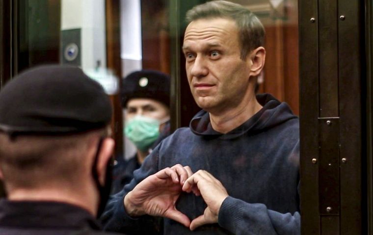 The ruling on Navalny comes after a tense hearing at a Moscow courthouse. Navalny slammed the process as an attempt to silence him.