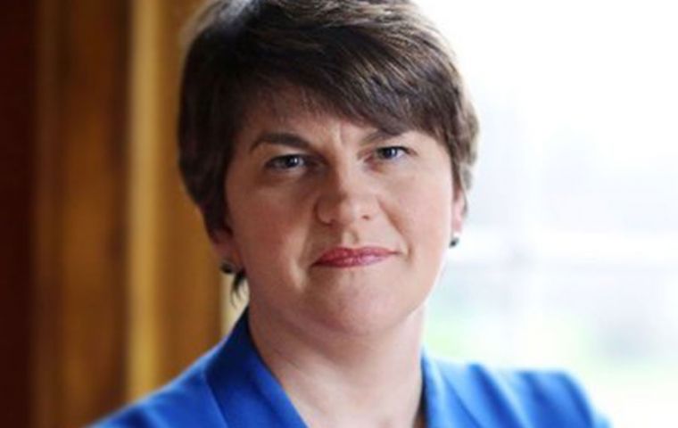 Northern Ireland's First Minister and DUP leader Arlene Foster warned that the Northern Ireland Protocol - the arrangements for the Irish border - “cannot work” and must be replaced.