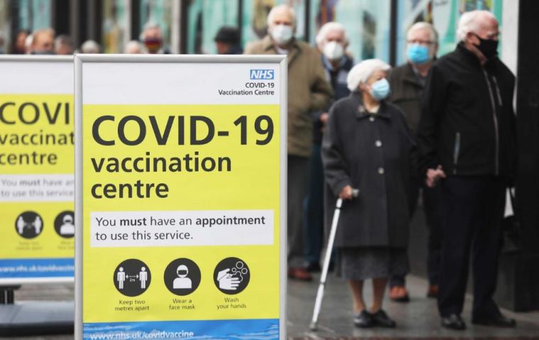 Chris Whitty, senior adviser to PM Johnson, said infections are still widespread and the NHS would be “back in trouble extraordinarily fast” if social restrictions are lifted