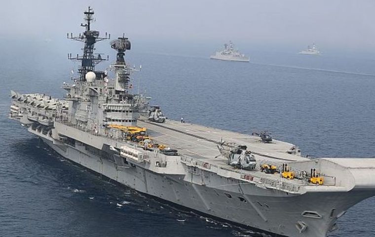  HMS Hermes was sold to India and for years was the Indian Navy's flagship 