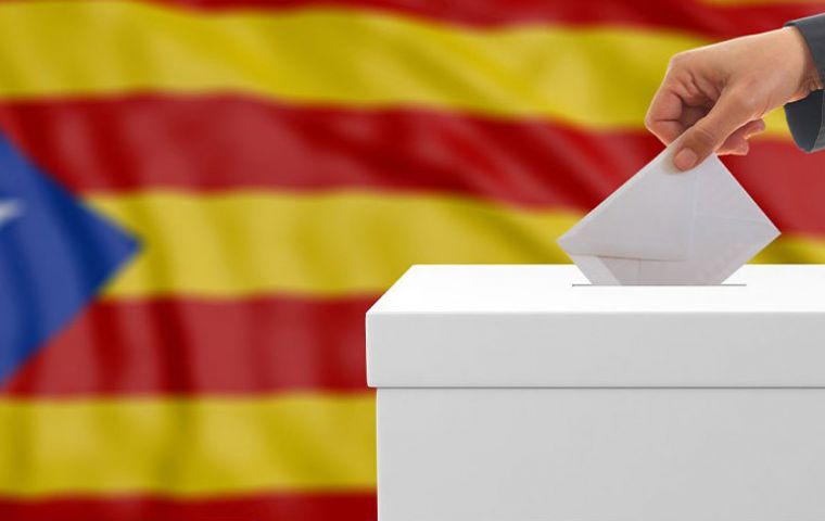 With 99% of votes counted, the three main parties working for independence from Spain increased their number of seats in the 135-seat parliament to 74 from 70