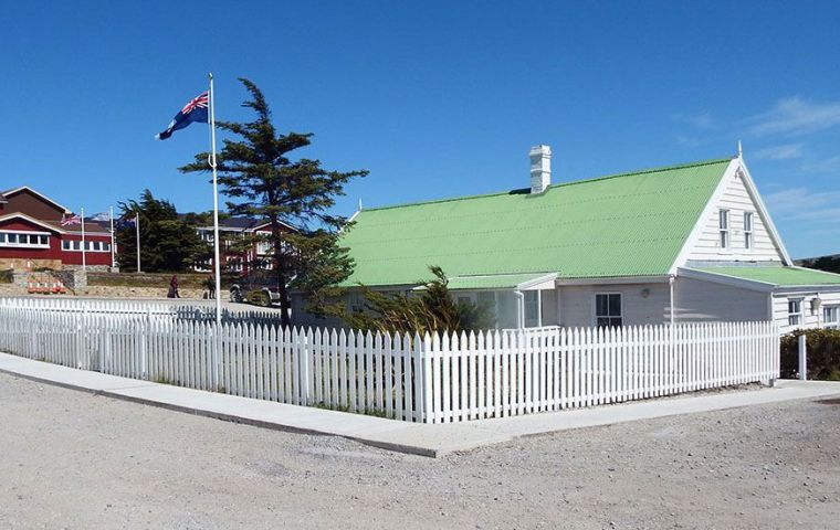 Gilbert House, seat of the Falklands elected government