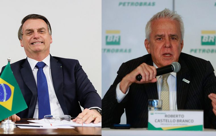 The leadership change at Petrobras followed a feud with Bolsonaro over fuel prices after Petrobras adjusted them to align with international rates