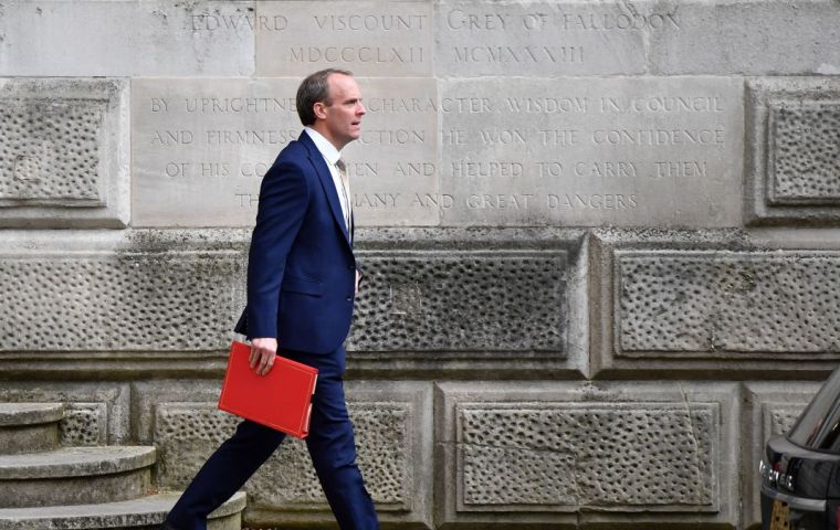 On China, Mr Raab will refer to reports of abuses in Xinjiang, including torture, forced labor and forced sterilization of women