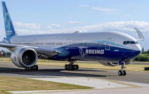 “We recommended suspending operations of the 69 in-service and 59 in-storage 777 aircraft powered by Pratt & Whitney 4000-112 engines,” Boeing said.