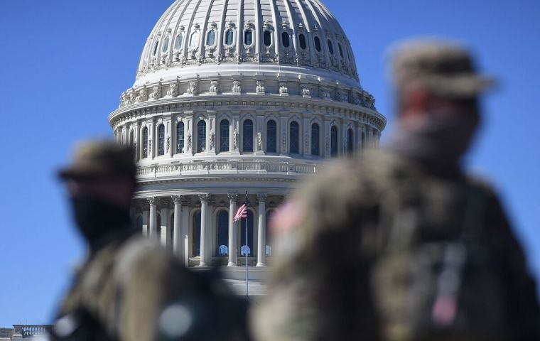 US police on Wednesday said they have enhanced security after intelligence uncovered a “possible plot” to breach the US Capitol on March 4