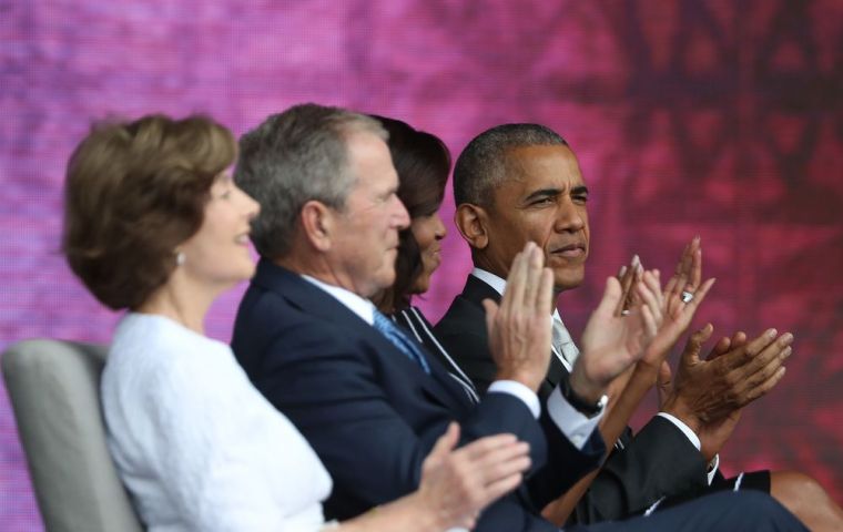 “This vaccine means hope,” Barak Obama says. “It will protect you and those you love from this dangerous and deadly disease.” 