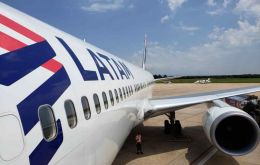 The Latam Brazil weekly flght from Sao Paulo is scheduled for 5 July with a Boeing 767-300 that has a 221 passenger capacity. 