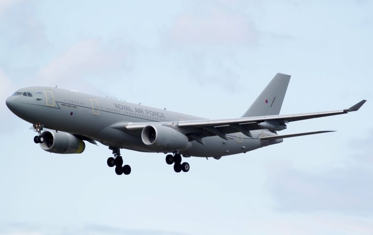 The Airbus A330 MRTTs are essential to sustain operations in the Falkland Islands.