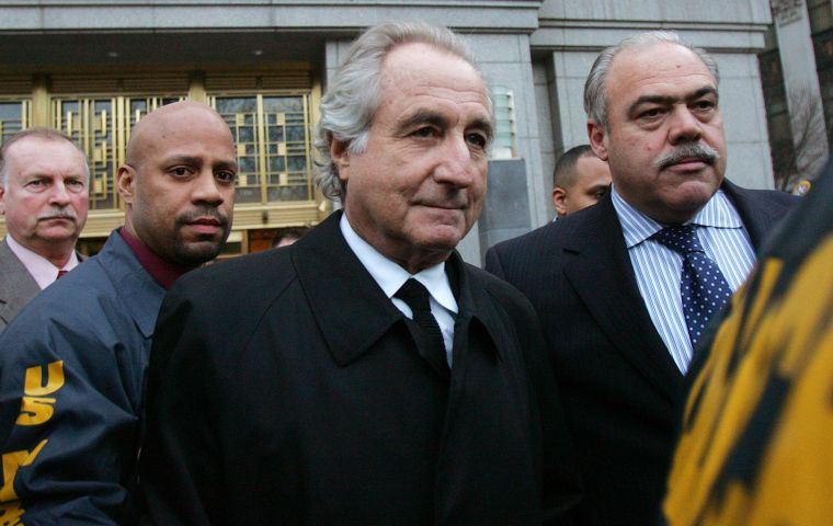 Madoff was serving a 150-year jail sentence. (Photo: Getty Images)