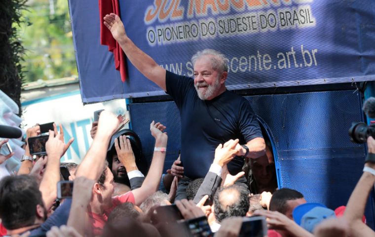 Lula said he'd run for office “if necessary to beat a fascist-like Bolsonaro.”