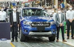 The Ford Ranger truck is exported laregly to other Latin American countries