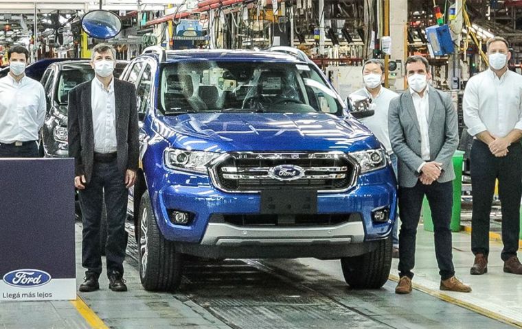 The Ford Ranger truck is exported laregly to other Latin American countries