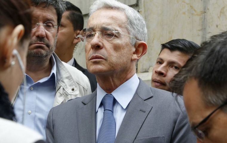 Uribe's message on Twitter was deleted hours later for failing to comply with his policies “regarding the glorification of violence”