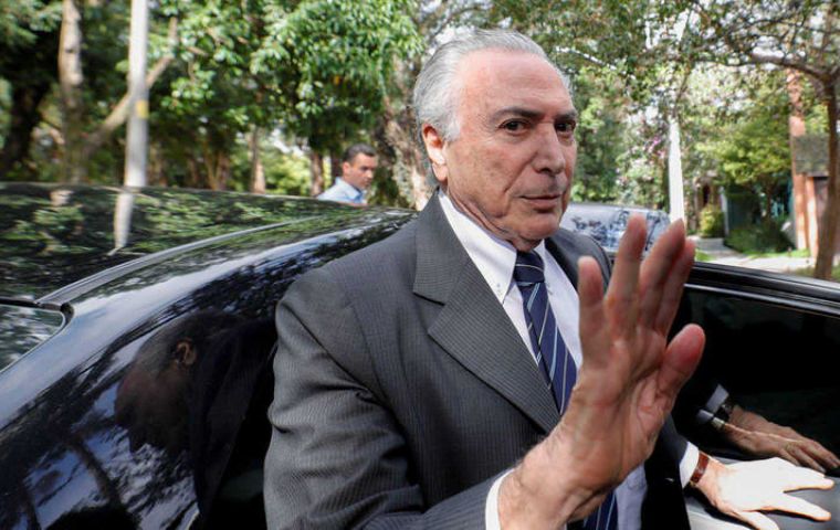“We are trying to save lives,” said Temer regarding the joint development of vaccines between Chinese laboratories and the Butantan Institute in Sao Paulo