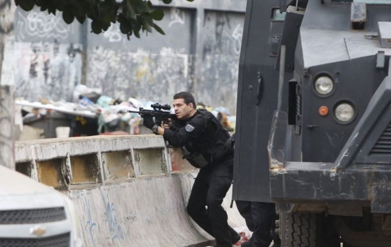 ”This is the largest number of deaths in a police operation in Rio,” police chief Ronaldo Oliveira said. 