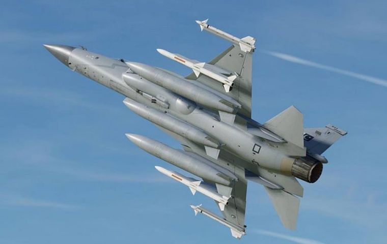 The JF-17 fighter has been combat tested and is produced in partnership with Pakistan, which is its largest operator