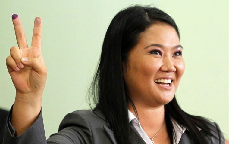  Keiko Fujimori, a three time contender to Pizarro's Palace