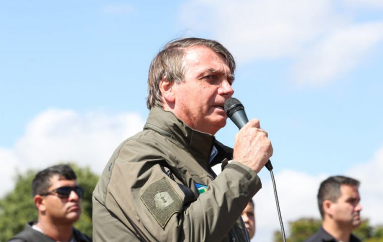 Hours before, Bolsonaro had made a tour of Brasilia aboard a motorcycle to commemorate Mother's Day